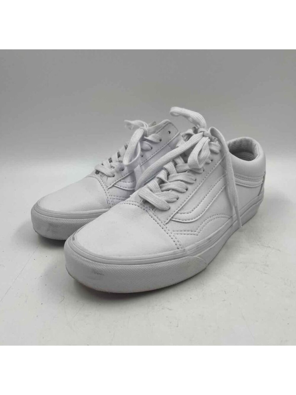 Vans Women's Shoe Size 6.5 White Solid Sneakers
